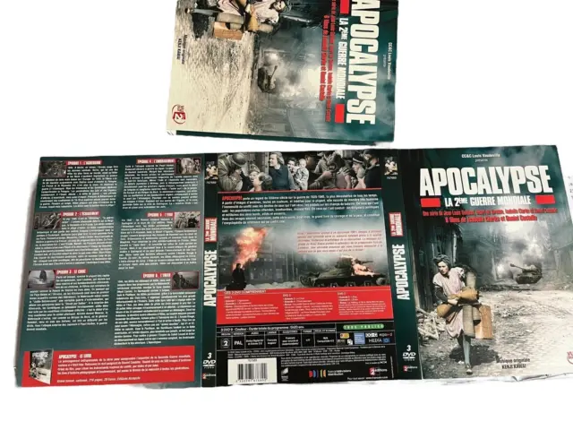DVD FILM APOCALYPSE LA 2 éme GUERRE MONDIALE WW2 COFFRET 3 DVD