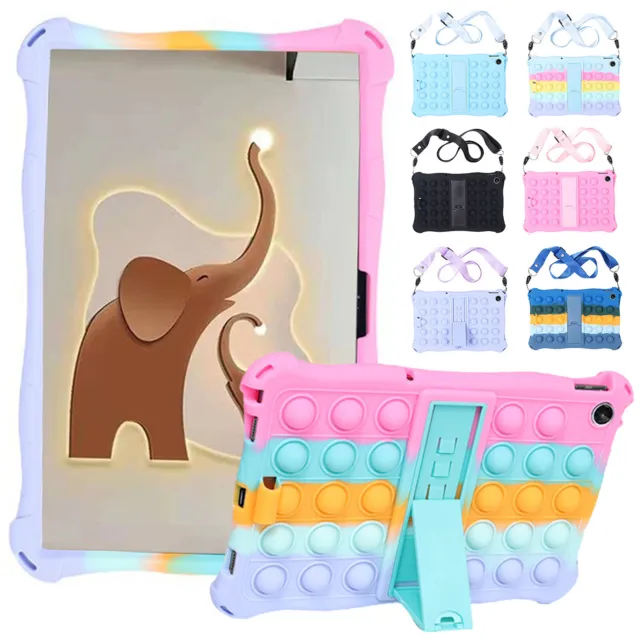 For Lenovo Tab M10 3rd Gen 10.1" Tablet Kids Shockproof Case Stand Cover Strap