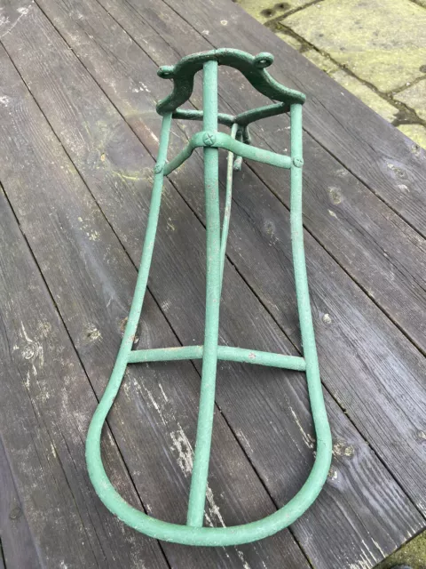 Vintage Cast Iron Saddle Rack in Lovely Original Colour. Collection Only