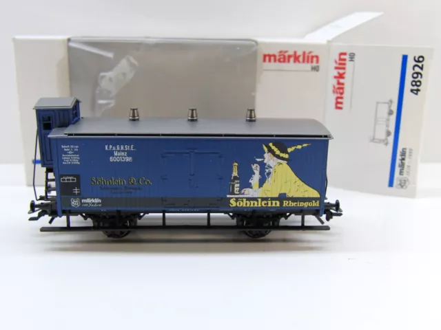 Märklin H0, 48926, Güterwagen mit Bremserhaus, "Söhnlein, AC, TOP in OVP #25626