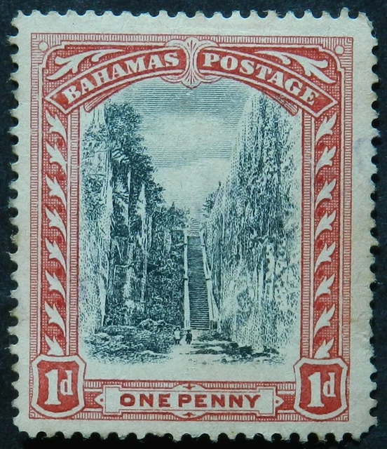 Bahamas 1901 1d  wmk Crown CC SG 58 Unused no gum cat £15