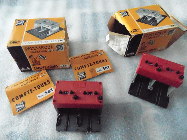 Compte tours JOUEF CIRCUIT ROUTIER RECORD 64 jouet vintage ancien