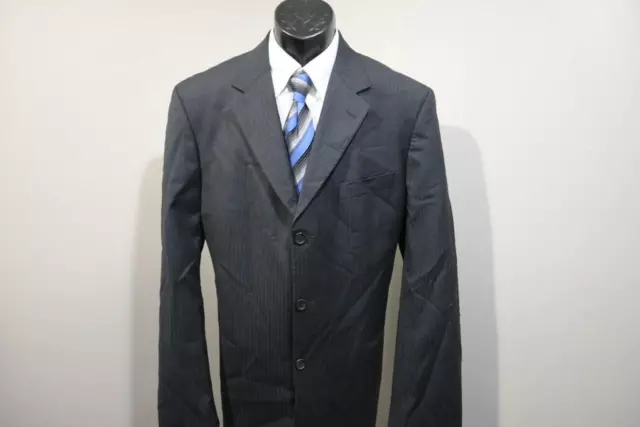 Hugo Boss Einstein/Sigma Wool Striped 2 Piece Suit Mens Sz 30 x 34 42 R