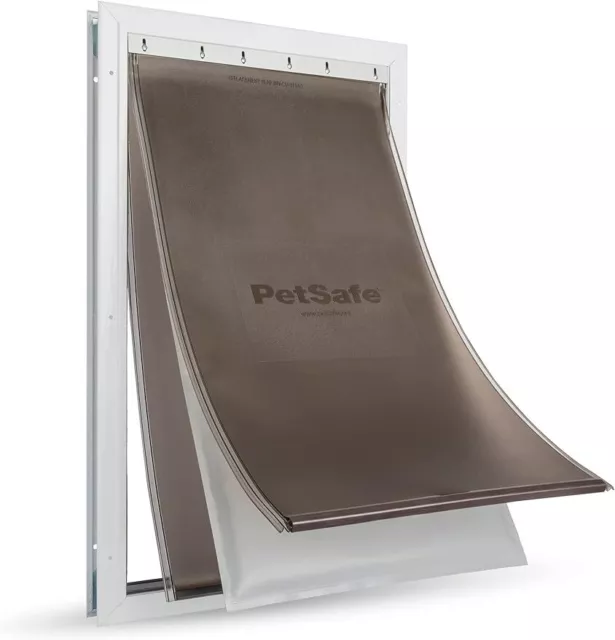 PetSafe Aluminium-Haustiertür Für Extremes Wetter, Energieeffizient Mit,Größe XL