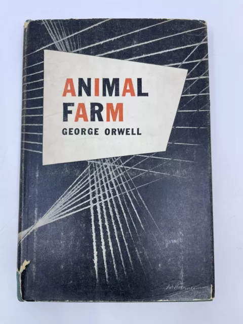 ANIMAL FARM George Orwell 1946 Hardcover Harcourt Book Of The Month Vintage