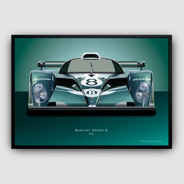 IXO-MODELS LMM030 Escala 1/43 | BENTLEY EXP SPEED 8 N 8 3rd 24h LE MANS 2001 A Wallace B Leitzinger E Van De Poele
