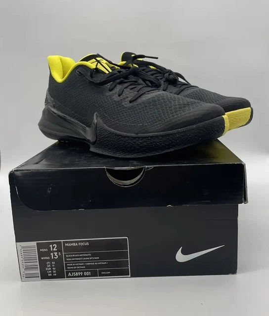 Nike Mamba Focus Black Optimum Yellow Men's - AJ5899-001 - US