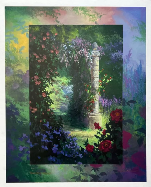 James Coleman ROSE GARDEN Hand Signed Limited Edition Serigraph Art 3