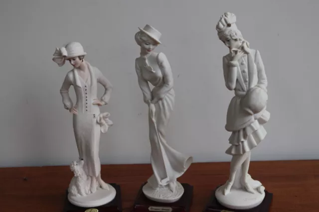 3 X Giuseppe Armani Florence Figurines.