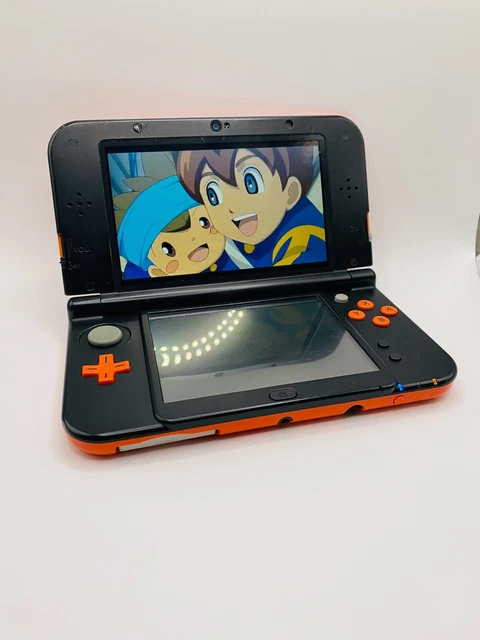 Console Nintendo New 3DS XL Orange Noir  Animal Crossing 4gb Inazuma Eleven Lego