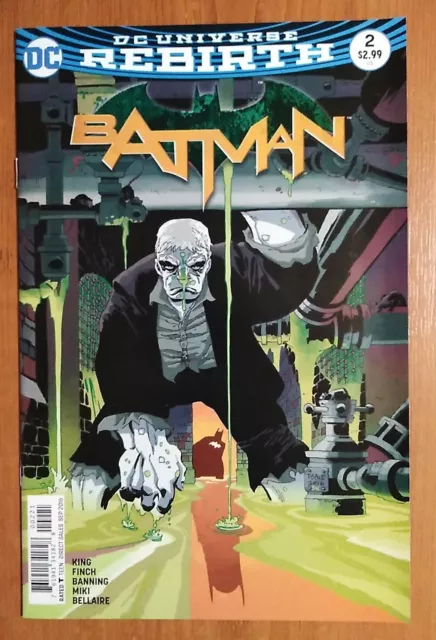 Batman #2 - DC Comics Rebirth 1st Print Variant Cover 2016 Series