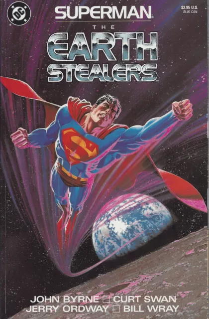 Superman The Earth Stealers #1 John Byrne DC Comic 1st Print 1988 NM