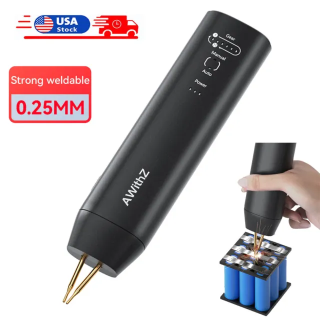 Portable Mini Portable Spot Welder Battery Welding Tool 11 Gears Adjustable US