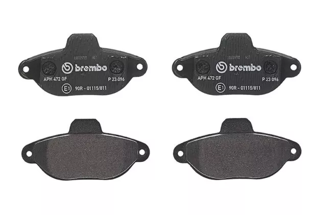 PASTIGLIE FRENO BREMBO PANDA (169) 2a SERIE / PUNTO (188) / PUNTO (176) P23096