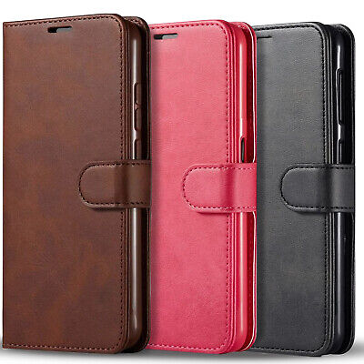 For Samsung Galaxy S22 / Plus / Ultra Case Wallet Pouch+Tempered Glass Protector
