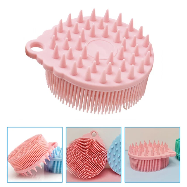 Spazzola tattile sensoriale gel di silice strumento per la cura dei capelli strumento spazzola di lavaggio