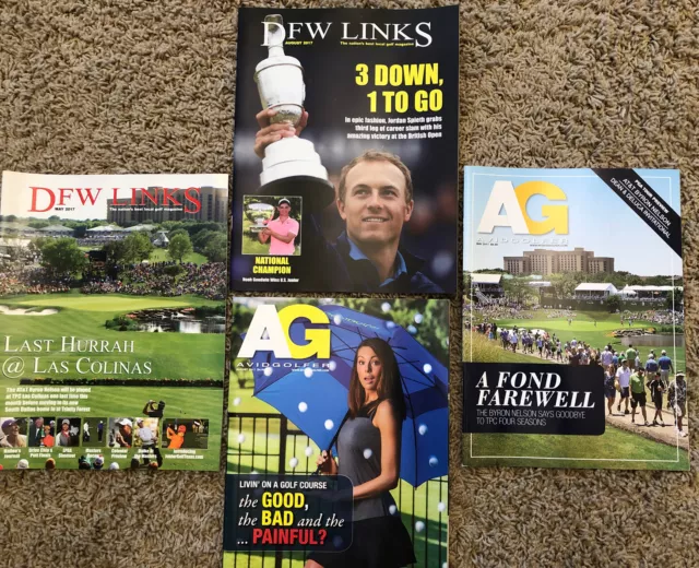 4-Golf Magazine AG DFW New Jordan Spieth Masters Usga PGA British Open Ryder Cup