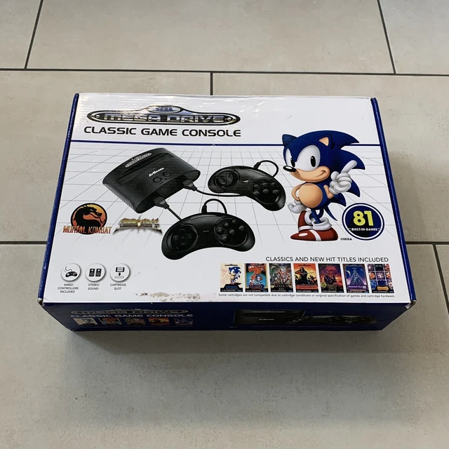 BOXED SEGA MEGADRIVE Mini Classic Console 81 Games Great Condition