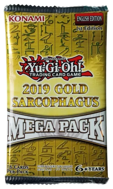 2019 Gold Sarcophagus Mega Pack (MP19) Yugioh 1st Ed. Super Ultra Secret Rares +