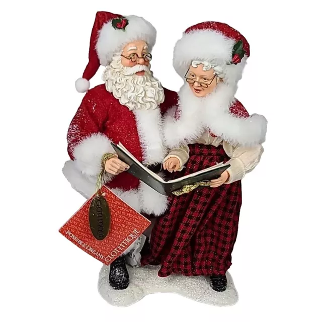 Possible Dreams Dept 56 Clothtique Santa "We Wish You A Merry Christmas" 809660