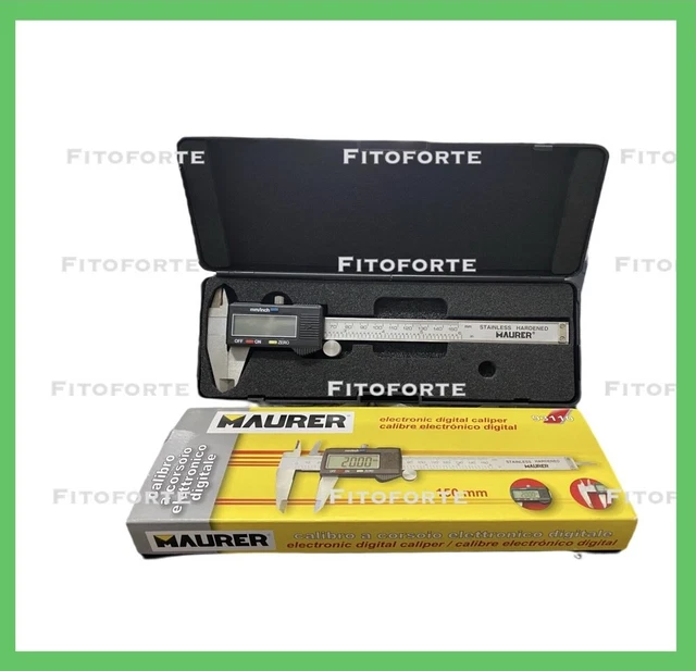 Strumenti Precisione Calibro Professionale Maurer 150mm - Alta Precisione In Acciaio Attrezzi Precisione Meccanica