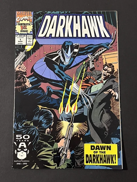 Darkhawk #1 VFNM 1991 Marvel Comics 1st Appearance