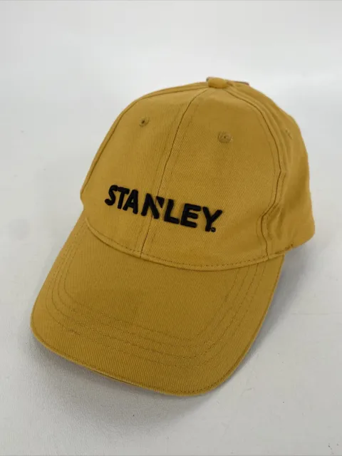 STANLEY TOOLS Mustard Yellow Snapback Adjustable Hat Cap NEW