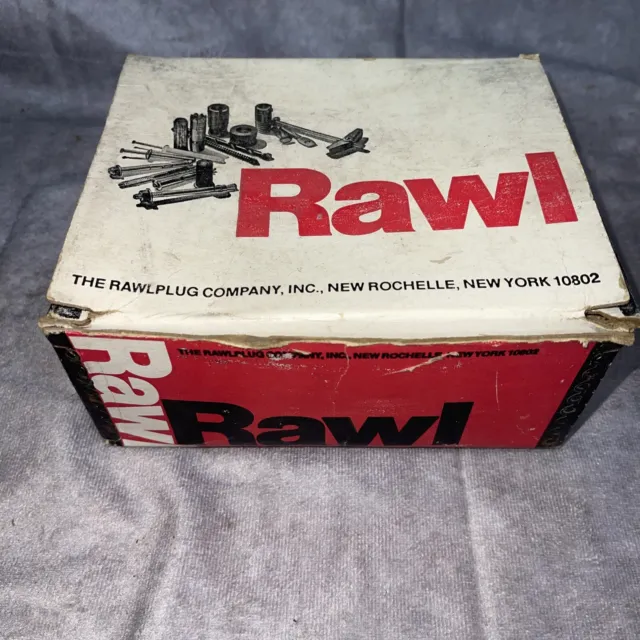 Rawl (25) toggle bolts 3/8” x 4” - Round Head - New In Box