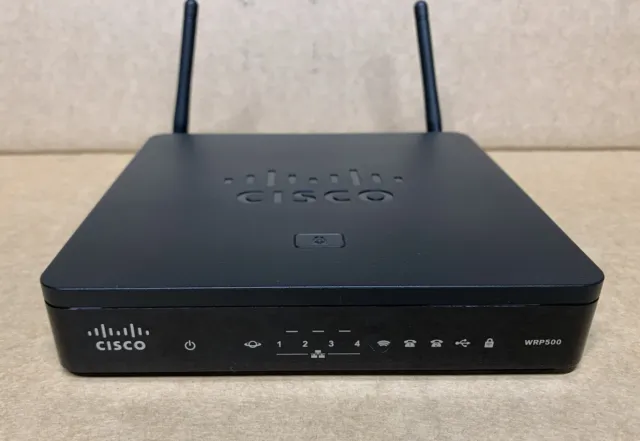 Cisco Small Business WRP500 Wireless router 4-port switch GigE WRP500-E-K9 V02 3