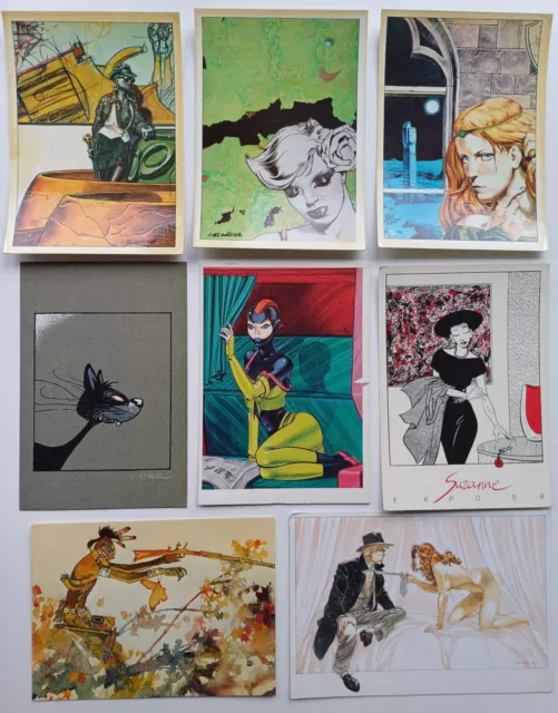 Comic Art Kunst Karten cards VARIA Konvolut zur Auswahl Klassiker Tintin etc LOT 2