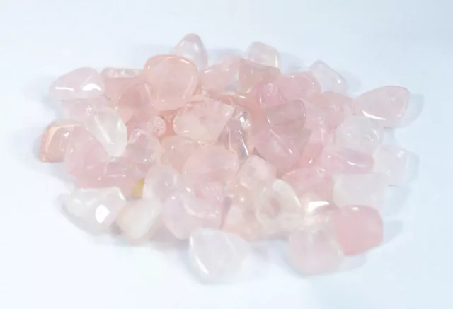Cuarzo rosa, piedra semipreciosa ( lote de 5)