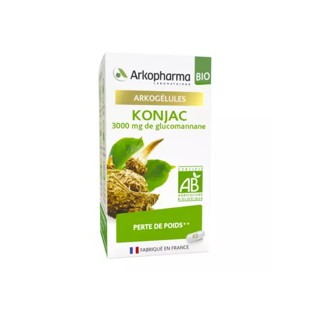 Arkopharma arkogélules konjac bio 45 gélules