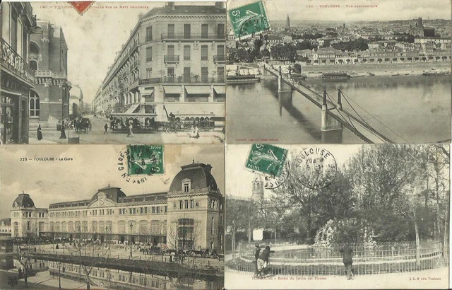 Lot De 153 Cartes Postales Anciennes Et 19 Cpsm De Toulouse (31) (Lot N°3).