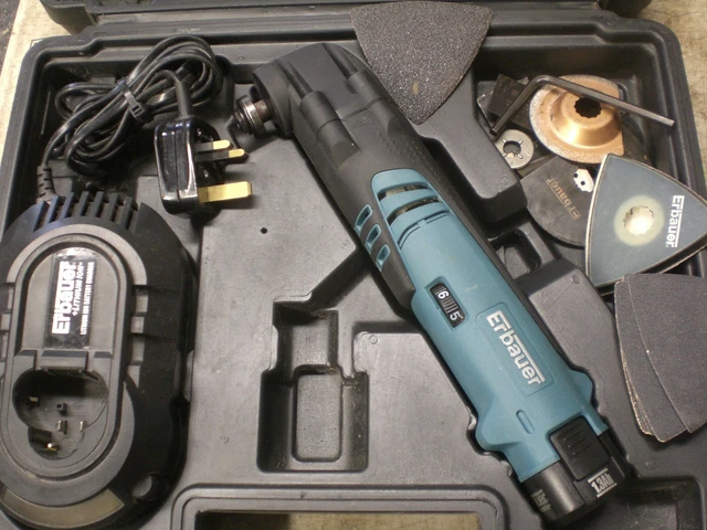 ERBAUER ERP409HTL Li Ion Cordless Multi-Cutter MULTITOOL SET