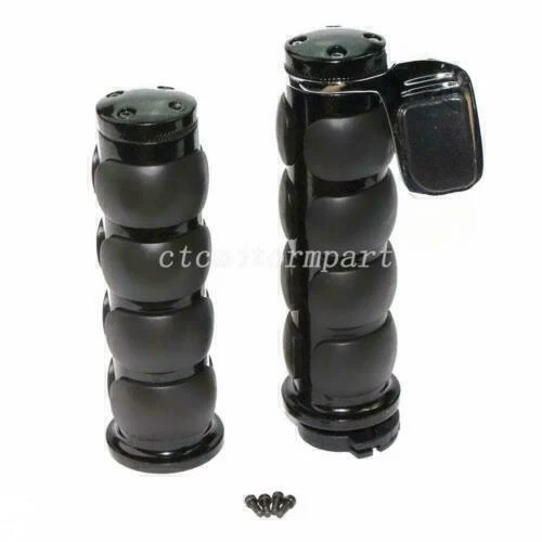 1" Handlebar End Hand Grips For Harley Sportster XL1200 XL883 XLH Custom Hugger