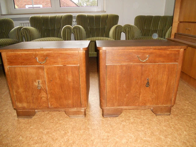 Haushaltsauflösung: 2 Kommoden, alt, Holz, braun