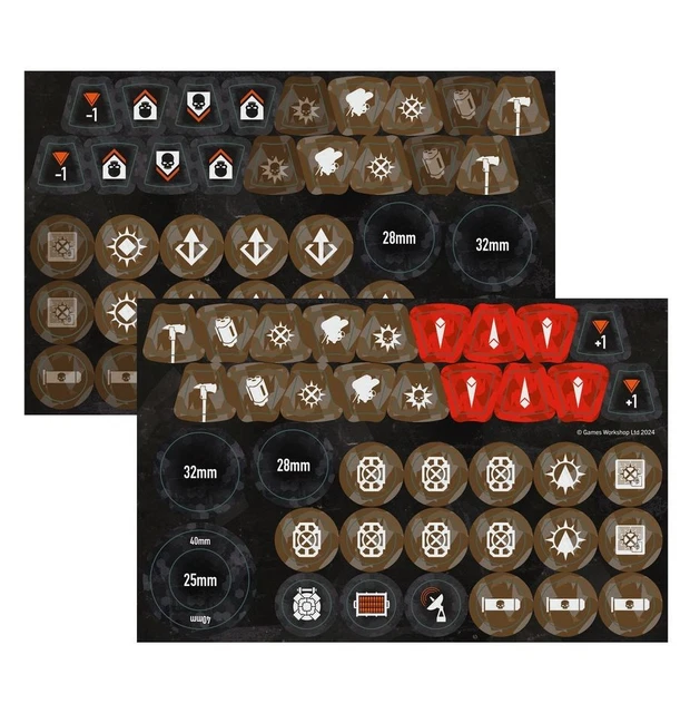 IMPERIAL NAVY BREACHERS Token Sheet Kill Team Warhammer 40K £15.00 ...