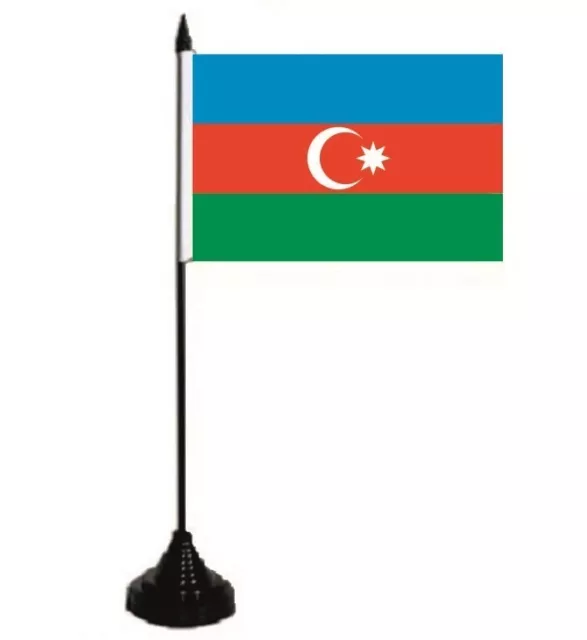 Tischflagge Aserbaidschan Tischfahne Fahne Flagge 10 x 15 cm