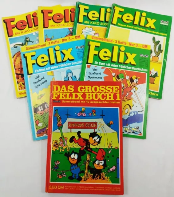 Comics Felix Comic Heft Sammelband Das große Felix Buch mit KIKO2000 Silberpfeil