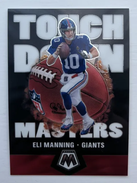 New York Giants - Eli Manning, Mosaic 2020, Touchdown Masters Insert, #TM13