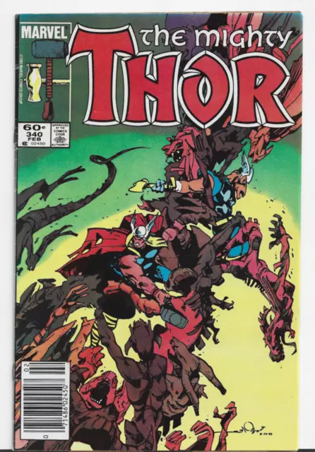 The Mighty Thor Comic Book Lot: 340, 356, 361, 367-370, 377, Newsstand Editions.