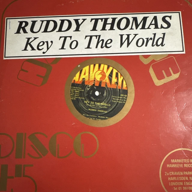 RUDDY THOMAS LOVERS Rock Key To The World 80s Reggae Love