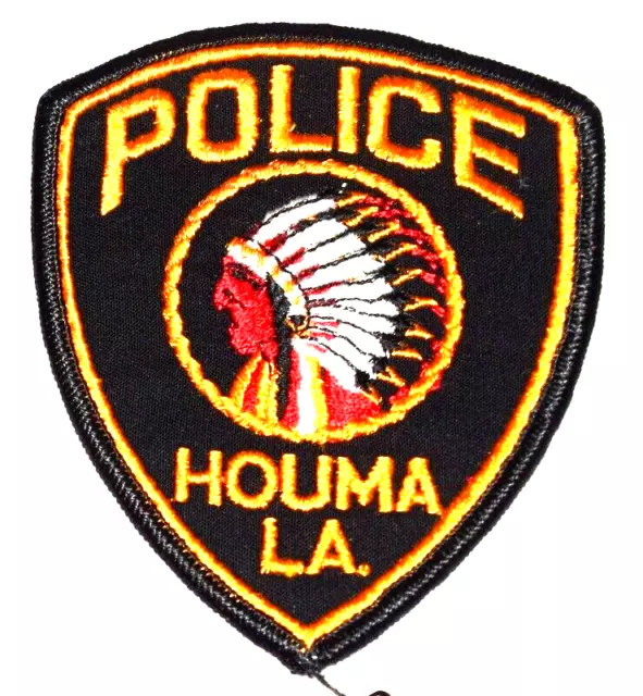 HOUMA LOUISIANA LA Sheriff or Police Patch INDIAN NATIVE AMERICAN CHIEF