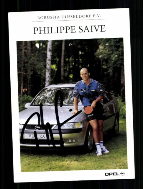 Philippe Saive Autogrammkarte Tischtennis Original Signiert +A 228252