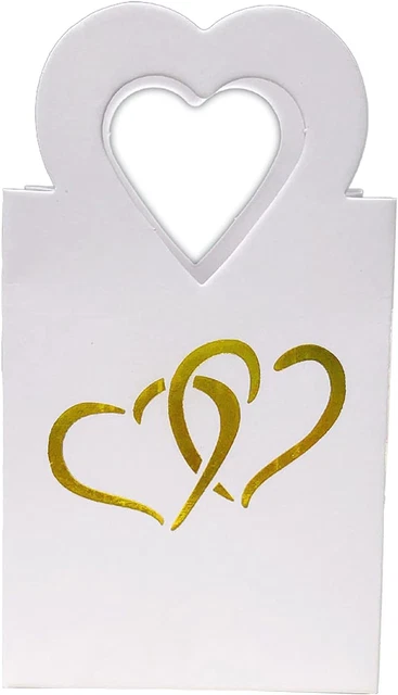 Allbusky 50PCS Paper Candy Boxes, Sweet Wedding Favour Boxes, DIY Party Gift DIY
