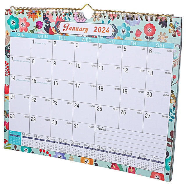 DATES PLANNER TEARABLE Calendar Hanging Calendar For Home for Office £ ...