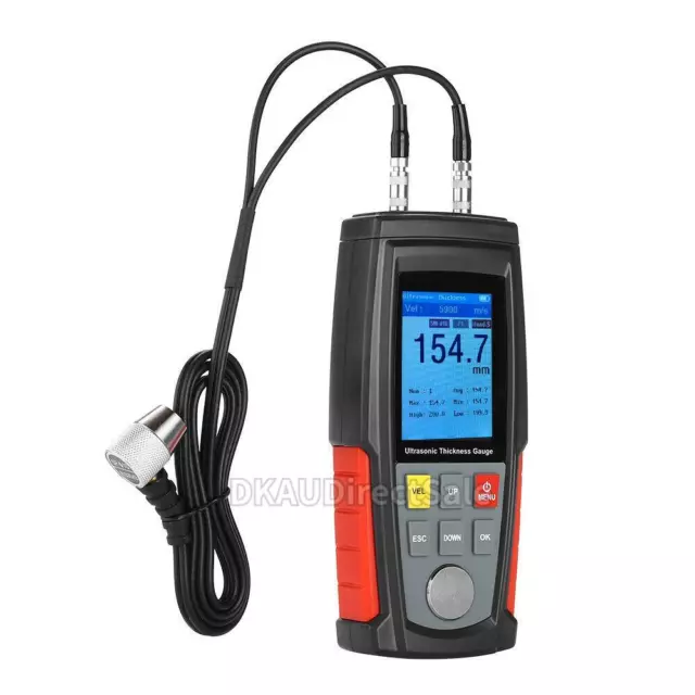 WT100A Smart Sensor Digital Ultrasonic Thickness Gauge Sound Velocity Tester