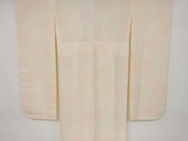 6792821: Japanese Kimono / Vintage Hitoe Juban For Furisode / Woven Bell