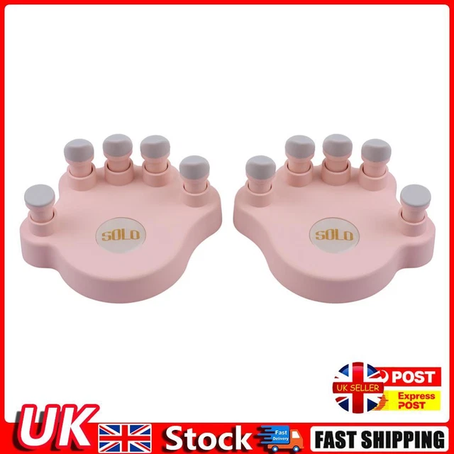 1 Pair Piano Finger Trainers Hand Strength Exerciser for Beginner (Pink) Hot