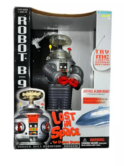 1997 Trendmasters Lost in Space "The Classic Series" Robot B-9 lights, sound